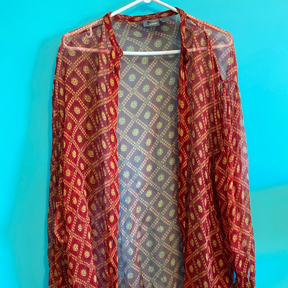 button up kimono